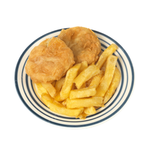 Fish Cake and Chips